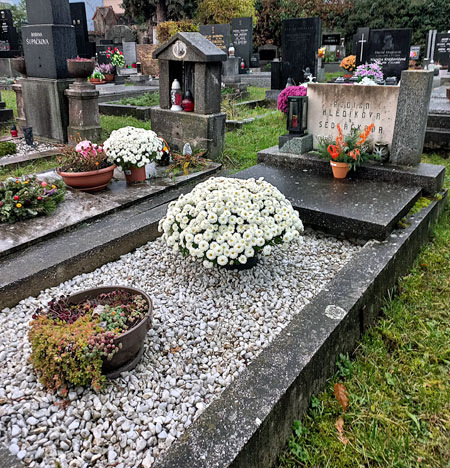 Profesorka Hledíková byla pochována na radotínském hřbitově